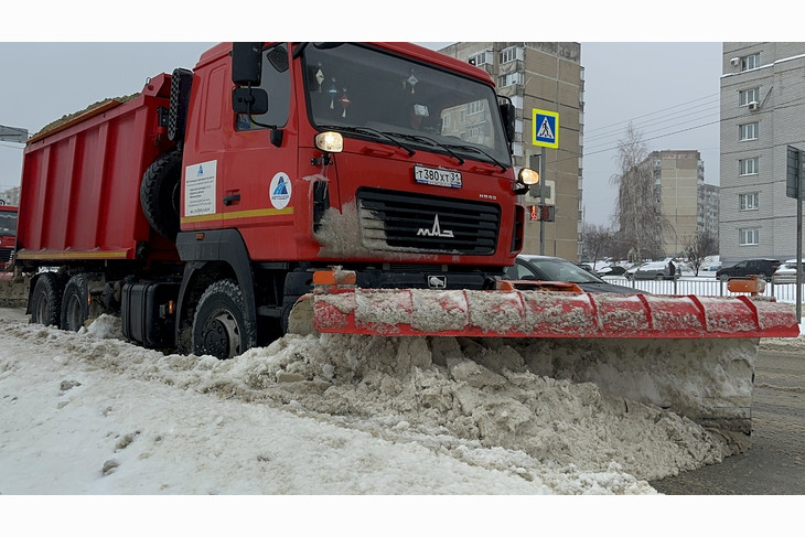 Коммунальные службы Губкина в круглосуточном режиме ведут уборку снега