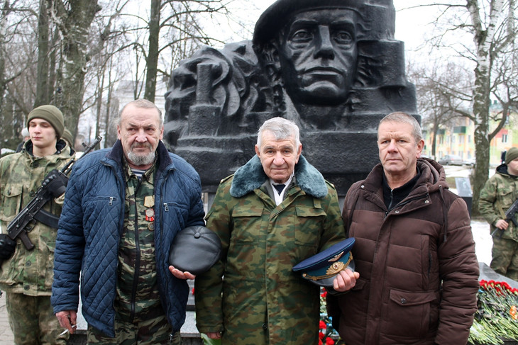 В Губкине почтили память воинов, погибших в Афганистане