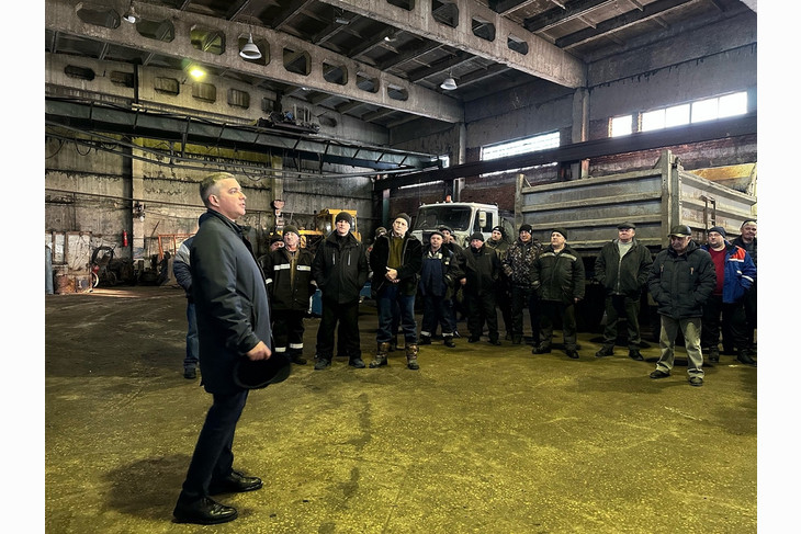 Михаил Лобазнов встретился с коллективом МУП «Автодор»