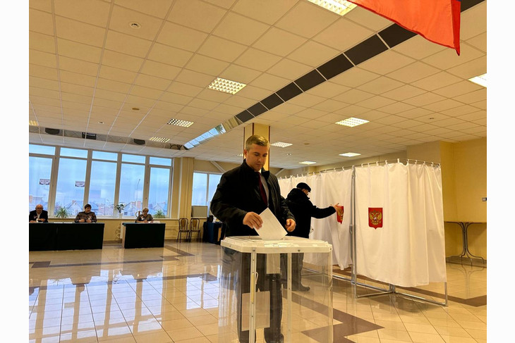 В Губкине проходят выборы президента Российской Федерации