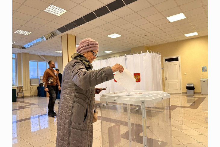 В Губкине проходят выборы президента Российской Федерации
