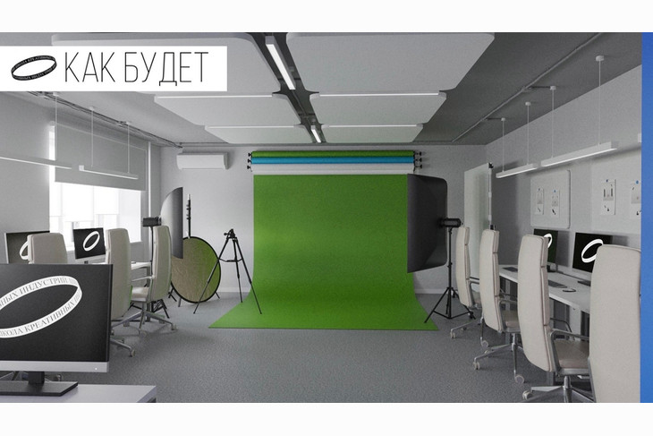 В Губкине продолжается ремонт здания для Школы креативных индустрий