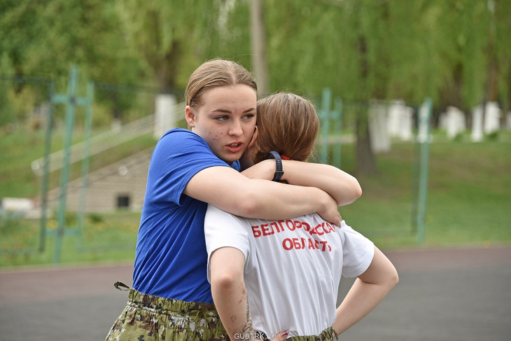 Губкинские старшеклассники участвуют в военно-патриотической игре «Зарница 2.0»