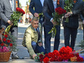 В Губкине в День Победы возложили цветы к мемориалу у Вечного огня