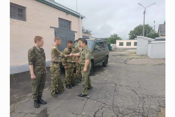 Ещё несколько губкинцев присоединились к рядам Российской Армии