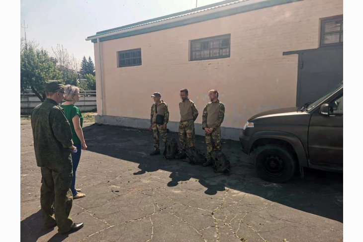 Ещё несколько губкинцев присоединились к рядам Российской Армии
