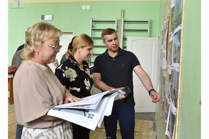 Губкинский городской округ посетила министр строительства Белгородской области Оксана Козлитина