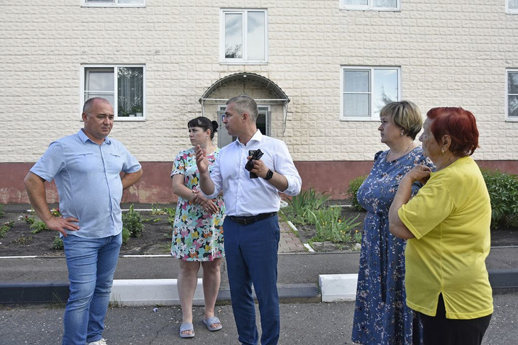 Губкин с рабочим визитом посетил заместитель губернатора Сергей Довгалюк