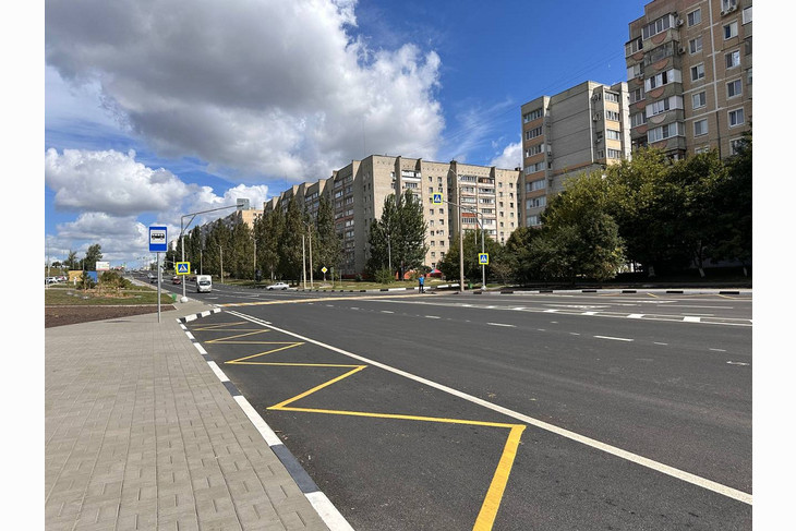 В Губкине завершается ремонт дорог на улицах Анатолия Кретова и Преображенской