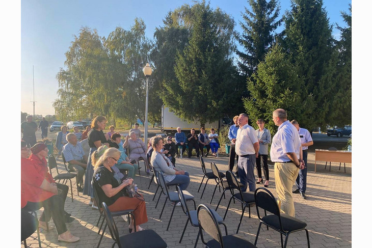Встречу с жителями села Толстого Губкинского горокруга провёл Андрей Никулов