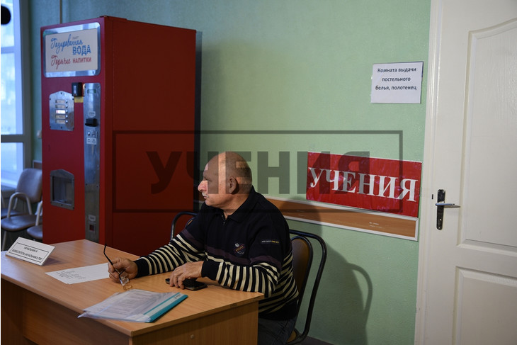Губкинцы отработали алгоритм действий по размещению жителей приграничья при ЧС
