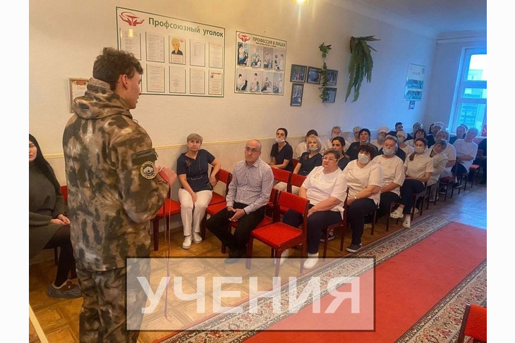 В Губкинском городском округе на постоянной основе проводятся учения по гражданской обороне