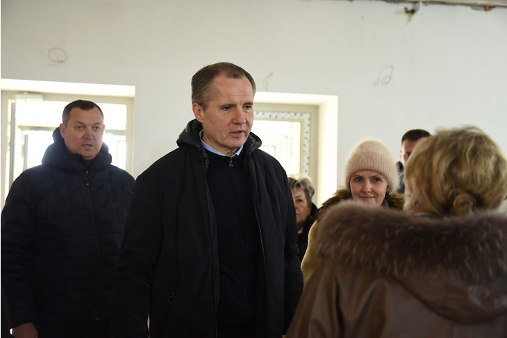 Вячеслав Гладков оценил ход капитального ремонта Аверинской СОШ