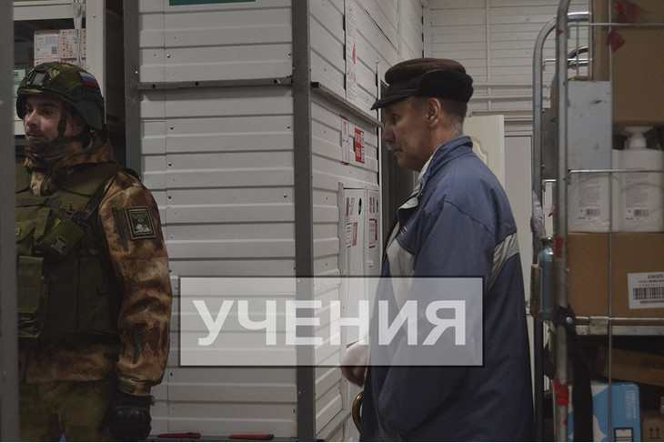 В Губкине продолжаются учения по гражданской обороне