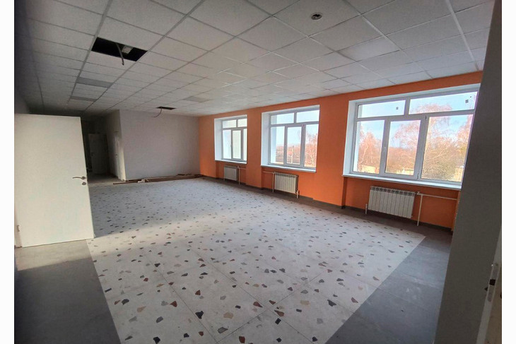 В Губкинском горокруге продолжается капремонт Никаноровской СОШ