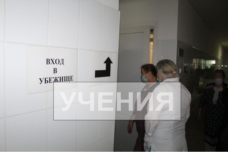 В Губкинской ЦРБ прошли учения по ГО и ЧС