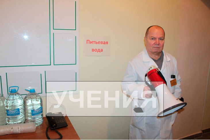 В Губкинской ЦРБ прошли учения по ГО и ЧС