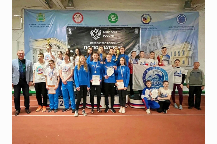 Губкинские спортсмены завоевали победу в первенстве России по полиатлону в дисциплине 4-борье с бегом