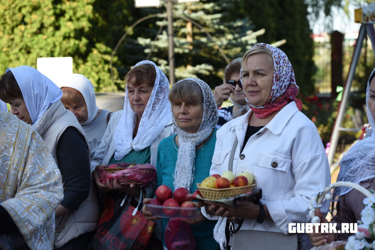 Престольный праздник Преображение Господне отметили в Губкине