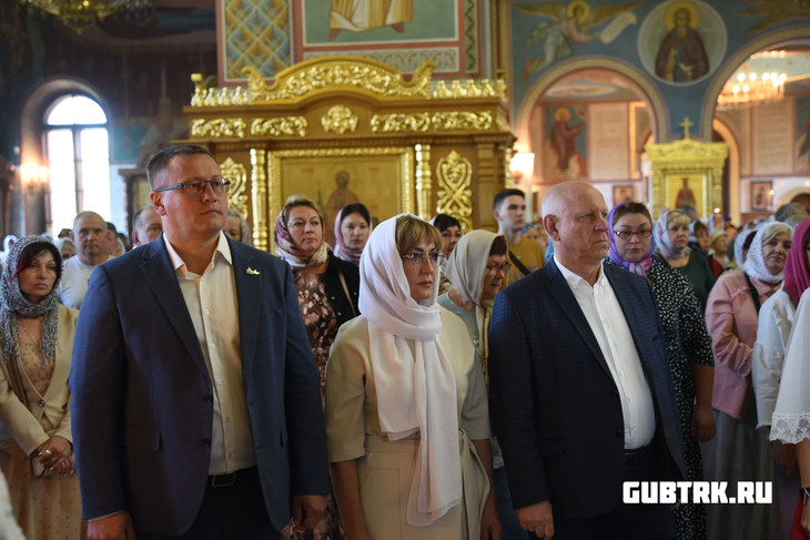 Престольный праздник Преображение Господне отметили в Губкине