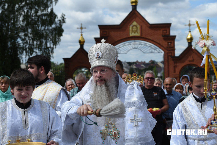 Престольный праздник Преображение Господне отметили в Губкине