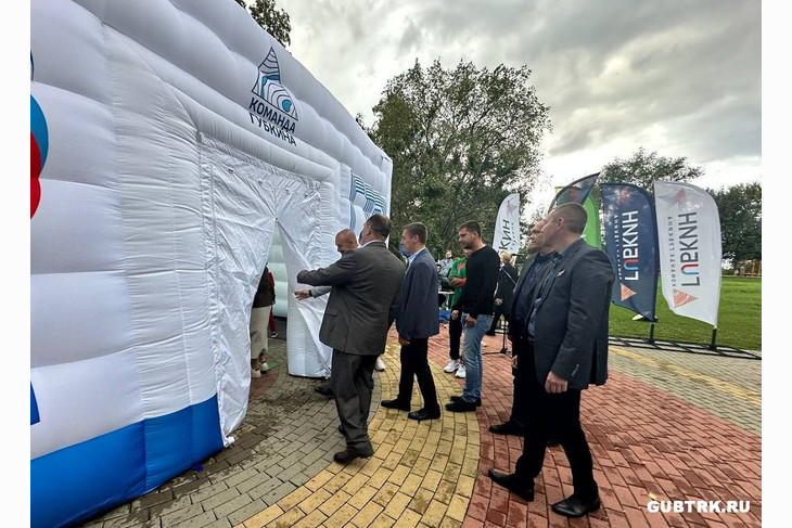 В Губкине появился аэрошатёр ГТО