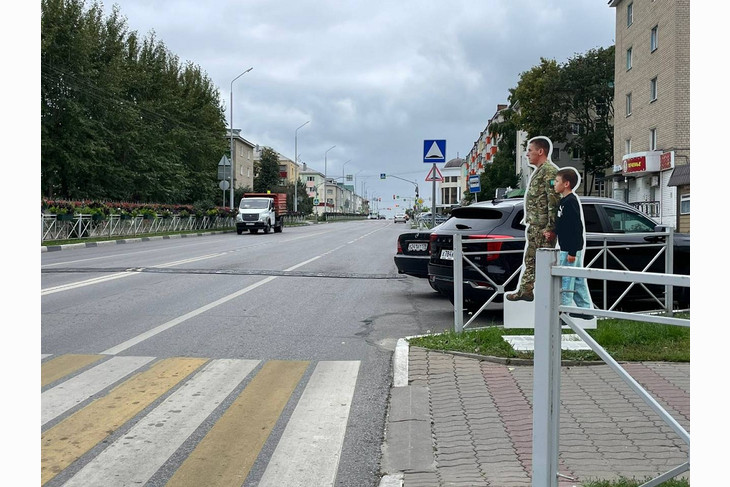 В Губкине установили новые светофоры и дорожные макеты