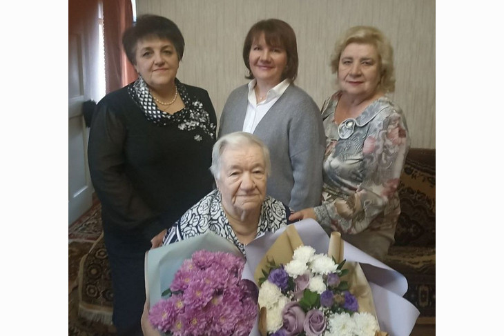Жительница Губкина отметила 90-летний юбилей