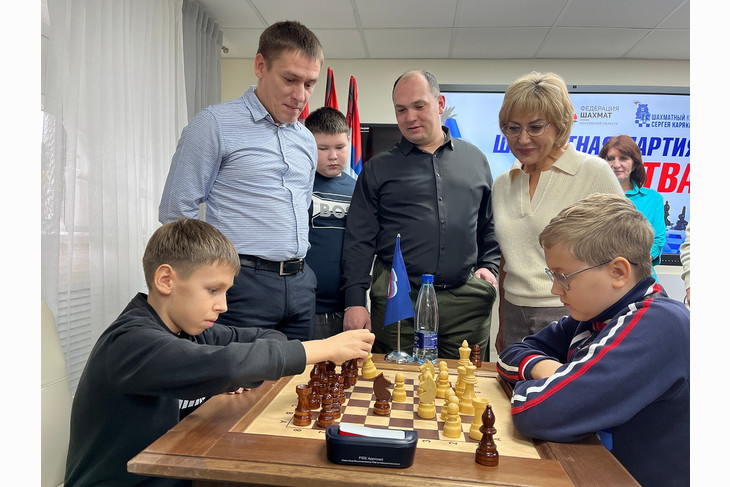 Шахматный турнир объединил поколения в Губкине