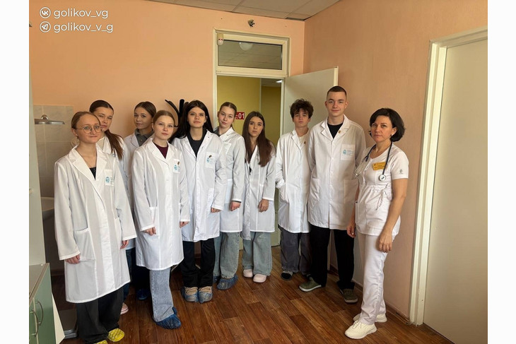 Школьники Губкина осваивают профессию в рамках проекта «Медицинские классы»