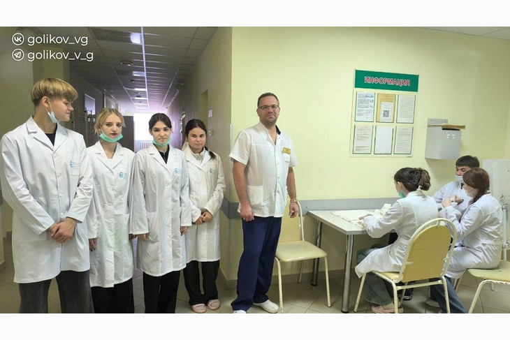 Школьники Губкина осваивают профессию в рамках проекта «Медицинские классы»