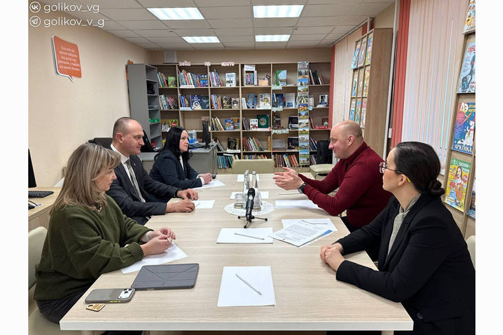 Губкин посетил директор музея-заповедника «Прохоровское поле» Константин Курганский