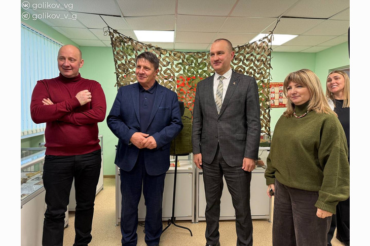 Губкин посетил директор музея-заповедника «Прохоровское поле» Константин Курганский