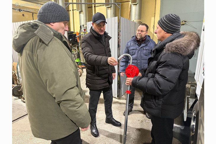 Василий Голиков проверил готовность пунктов обогрева в Губкине