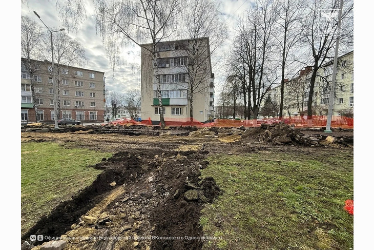 В Губкине благоустраивают три общественных пространства