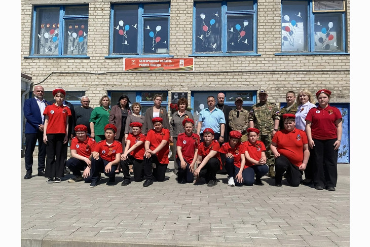 Память погибшего на СВО Владимира Строкова увековечили в губкинском селе