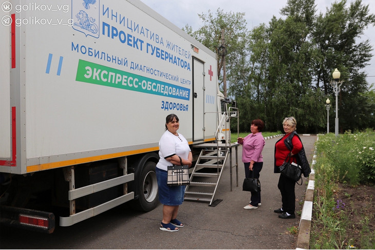 «Поезд здоровья» работает в селе Чуево
