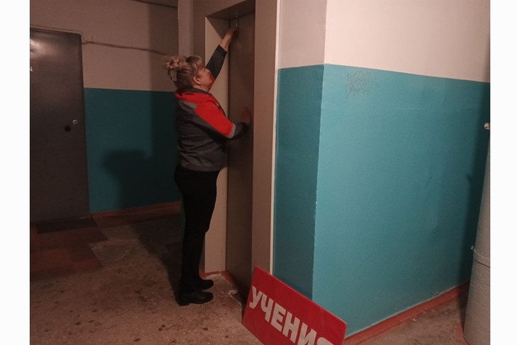 В Губкине вновь прошли учения по ГО и ЧС