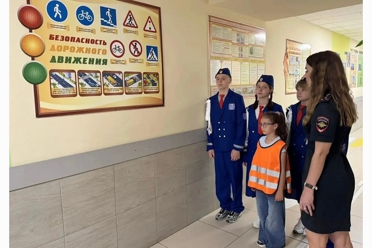 В Губкине провели урок дорожной безопасности для школьников