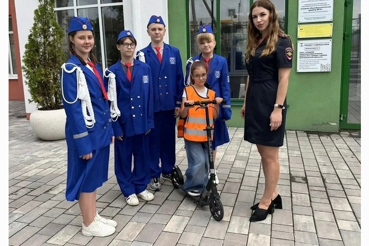 В Губкине провели урок дорожной безопасности для школьников