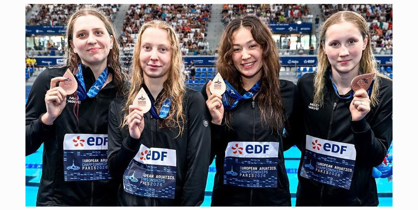 Губкинская пловчиха завоевала бронзу чемпионата Европы