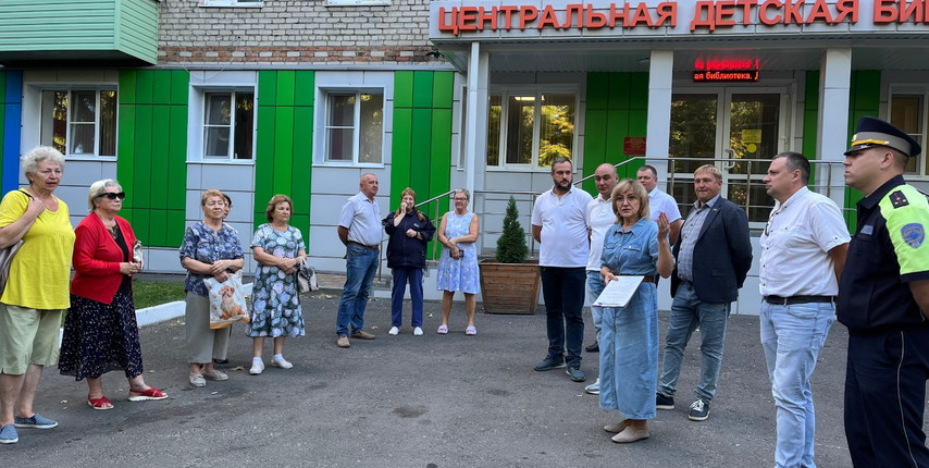 В Губкине на улице Чайковского усилили меры безопасности по просьбе жильцов