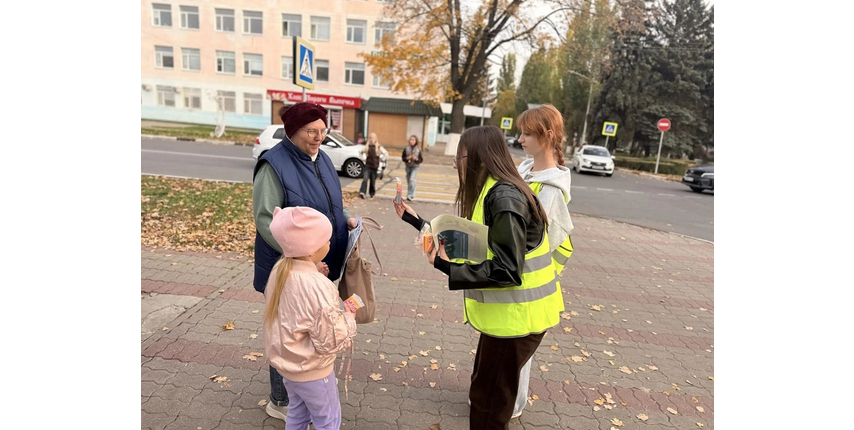 Межсезонье без происшествий: в Губкине сотрудники Госавтоинспекции провели уличные консультации
