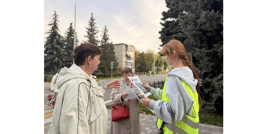 Межсезонье без происшествий: в Губкине сотрудники Госавтоинспекции провели уличные консультации