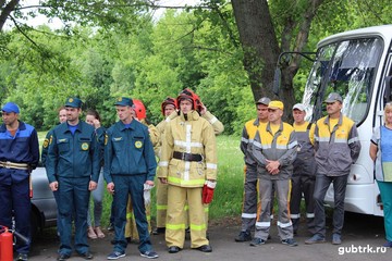 На стадионе «Труд» 18 мая состоялся первый этап ежегодного смотра-конкурса «Лучшее подразделение добровольной пожарной охраны области»