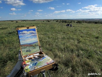 Художники Белгорода и стран Ближнего Востока собрались на международный пленэр в Ямской степи