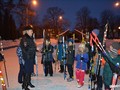Губкинские школьники-лыжники из лицея № 5 предпочитают световозвращающую экипировку
