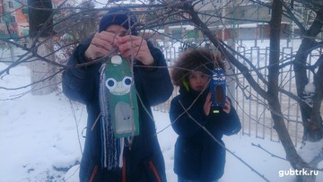 Дети из социально-реабилитационного  центра поучаствовали в МК по изготовлению кормушек
