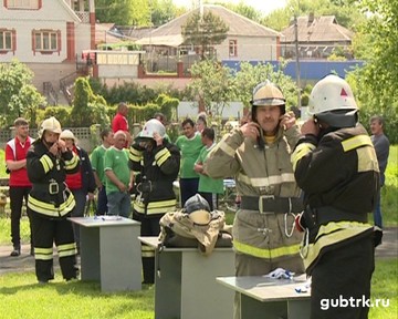 Состоялся первый этап ежегодного смотра-конкурса  на звание «Лучшее подразделение добровольной пожарной охраны Губкинского городского округа»